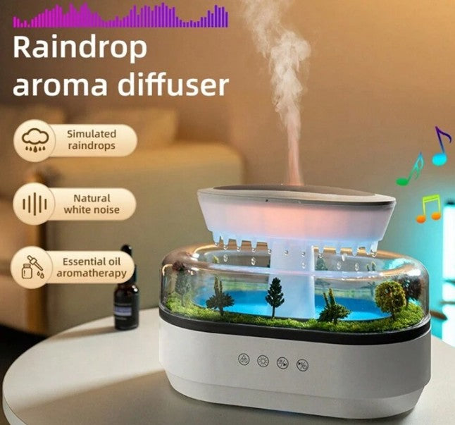 Smart Cool Mist Raindrop Air Humidifier for Garden Landscape_2